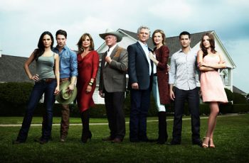 Il cast della sitcom Dallas