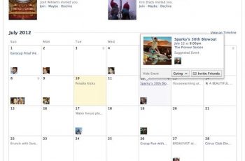 Calendario: la nuova modalità di visualizzazione degli Eventi di Facebook
